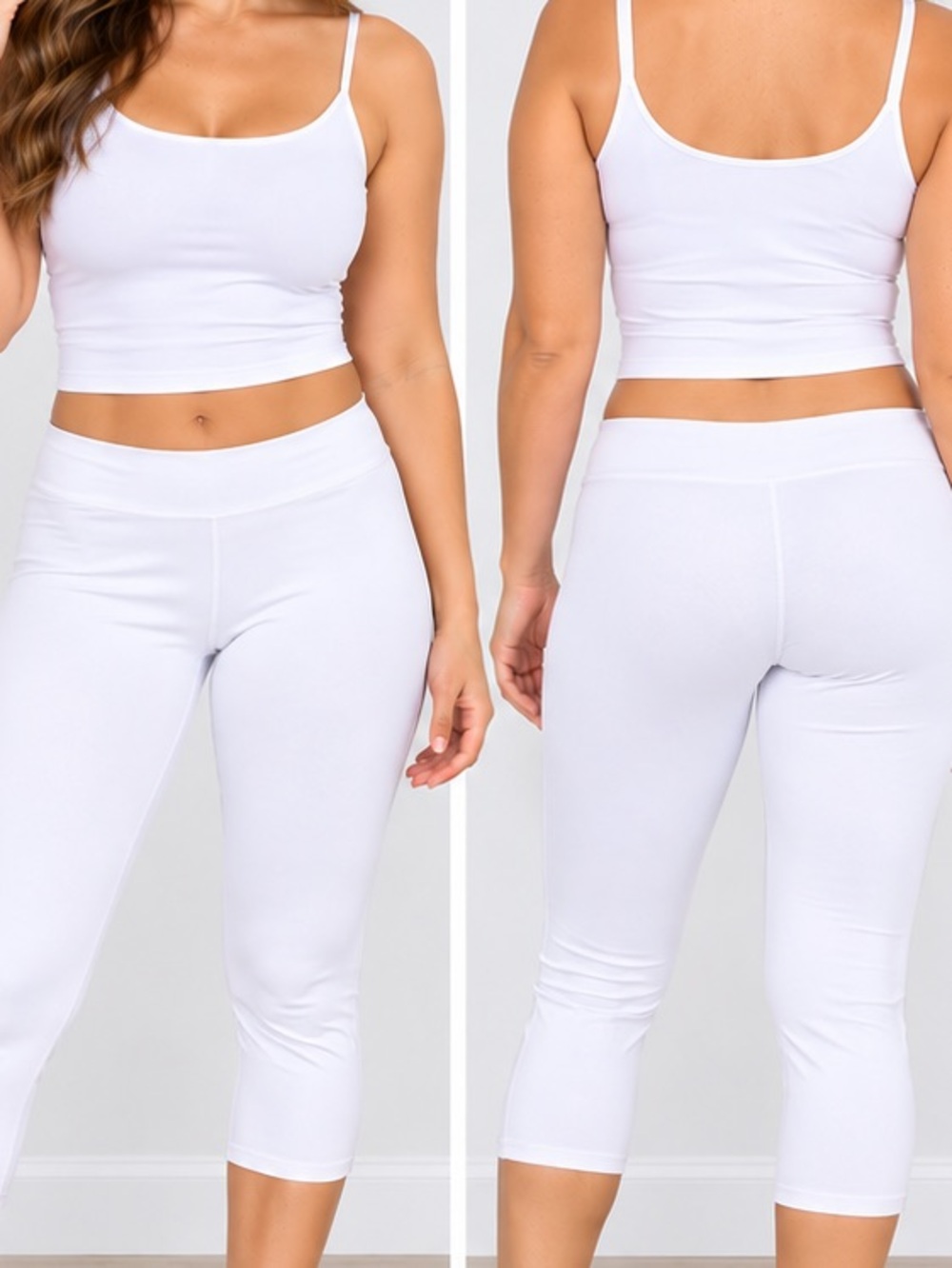 NWOT Lavender Capri Leggings